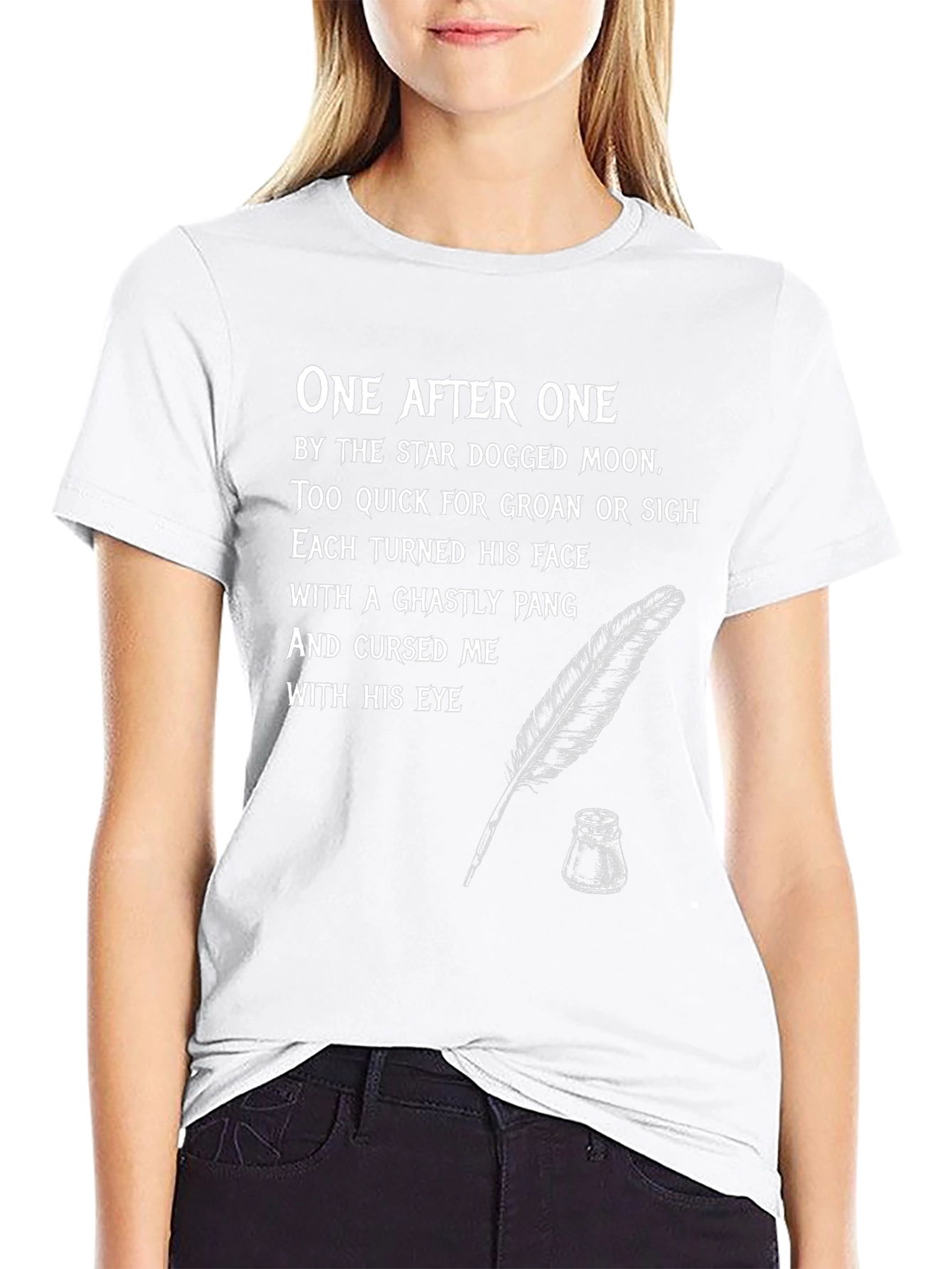 Poetry Print T-Shirt