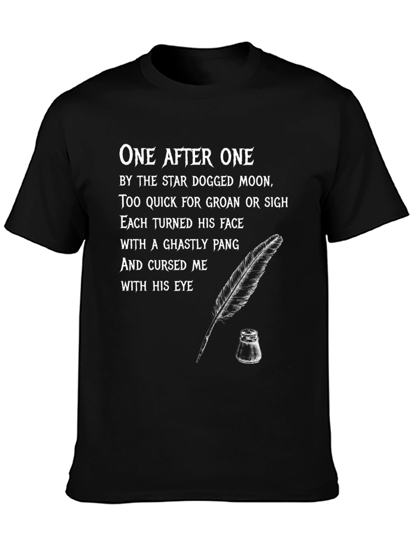 Poetry Print T-Shirt