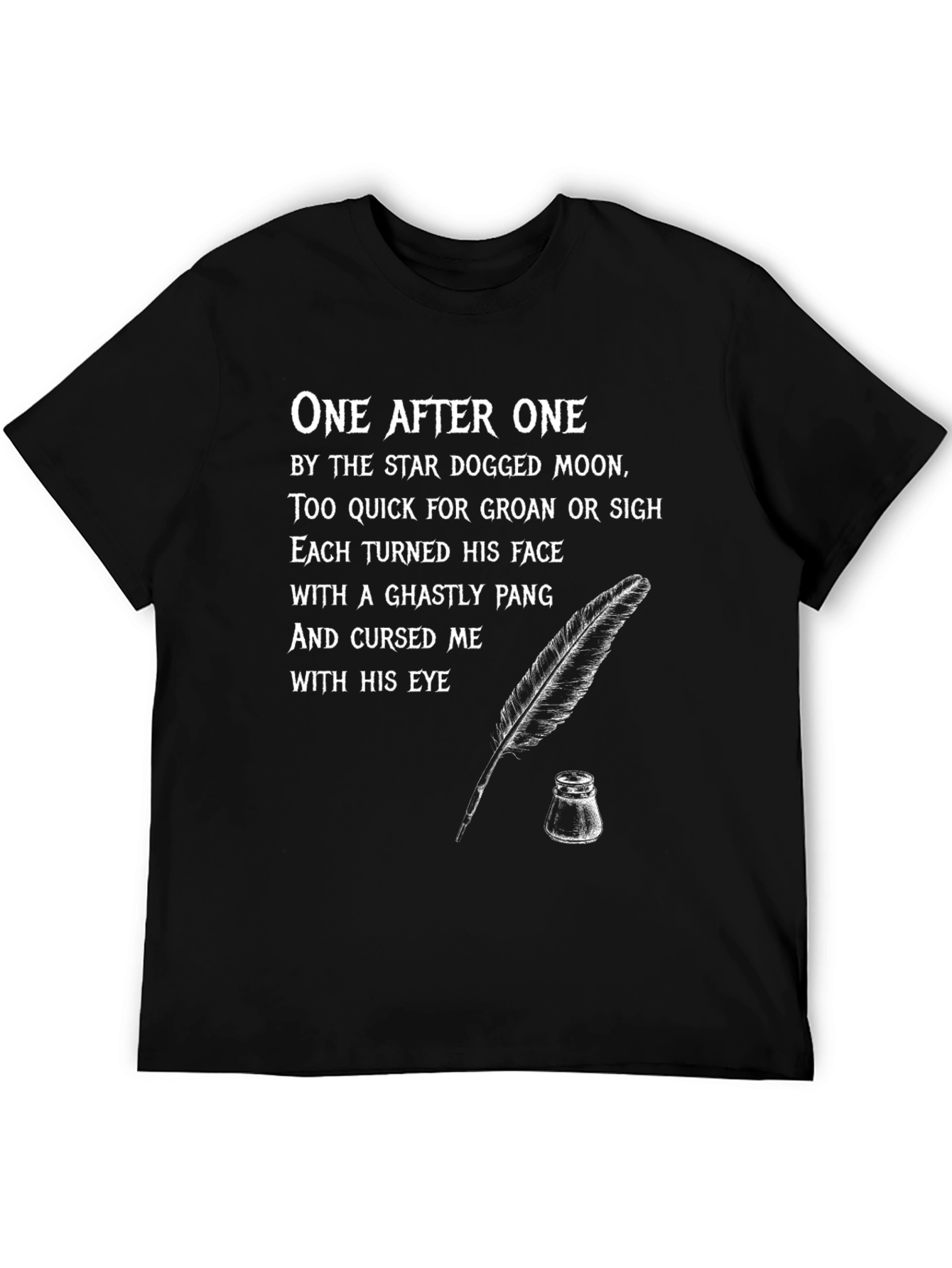 Poetry Print T-Shirt