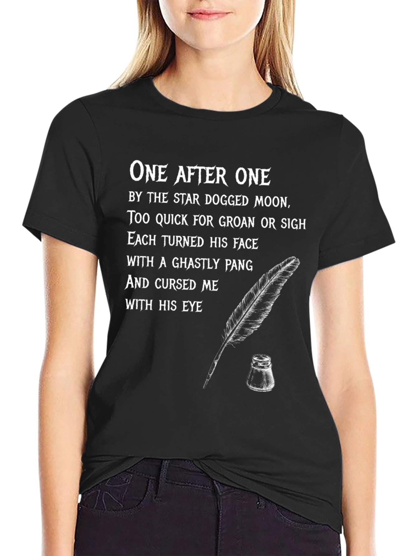 Poetry Print T-Shirt