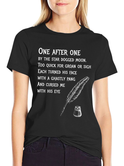 Poetry Print T-Shirt