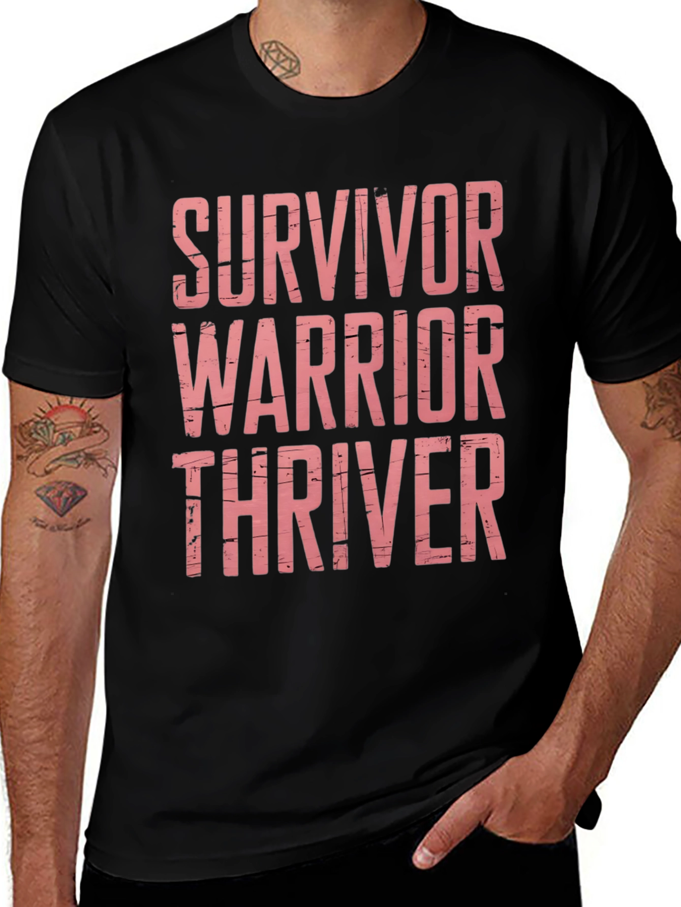 Survivor Warrior Thriver Graphic Tee