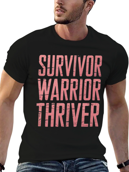 Survivor Warrior Thriver Graphic Tee