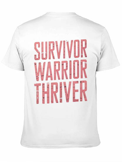Survivor Warrior Thriver Graphic Tee
