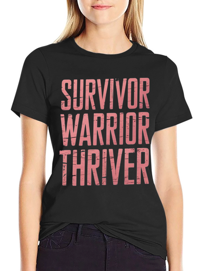 Survivor Warrior Thriver Graphic Tee