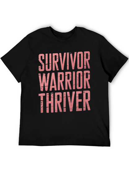 Survivor Warrior Thriver Graphic Tee