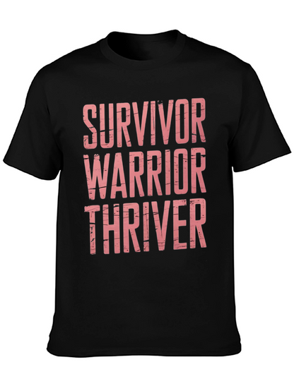 Survivor Warrior Thriver Graphic Tee