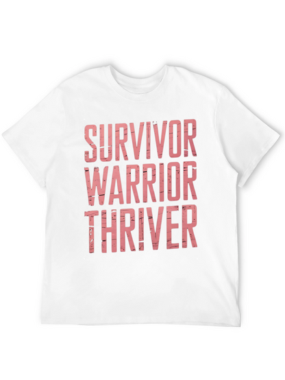 Survivor Warrior Thriver Graphic Tee