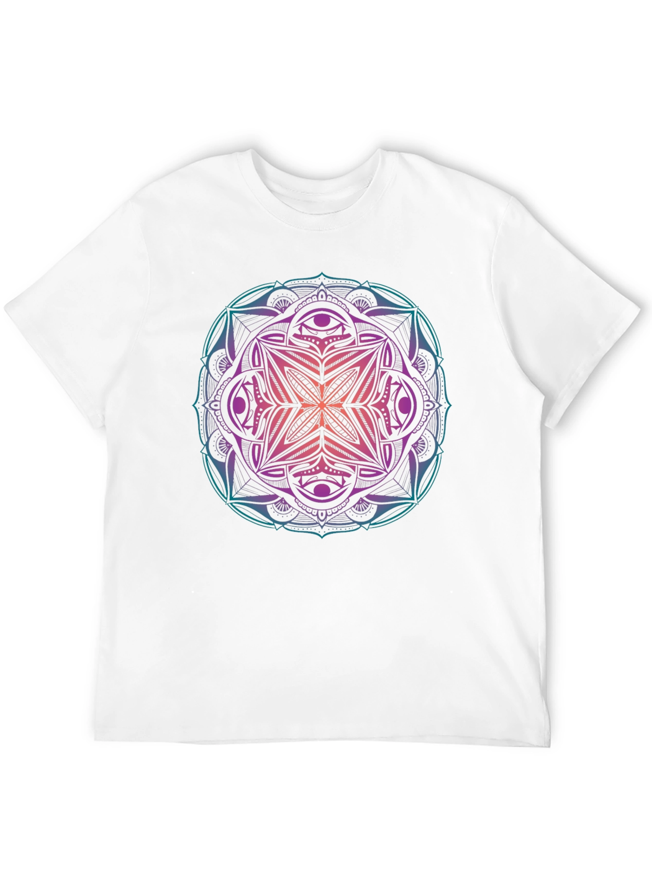 Mandala Graphic Print Mens T-Shirt