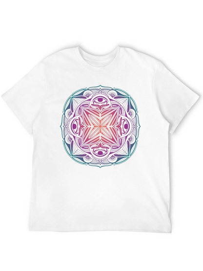 Mandala Graphic Print Mens T-Shirt