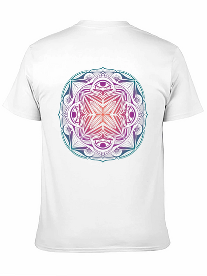 Mandala Graphic Print Mens T-Shirt