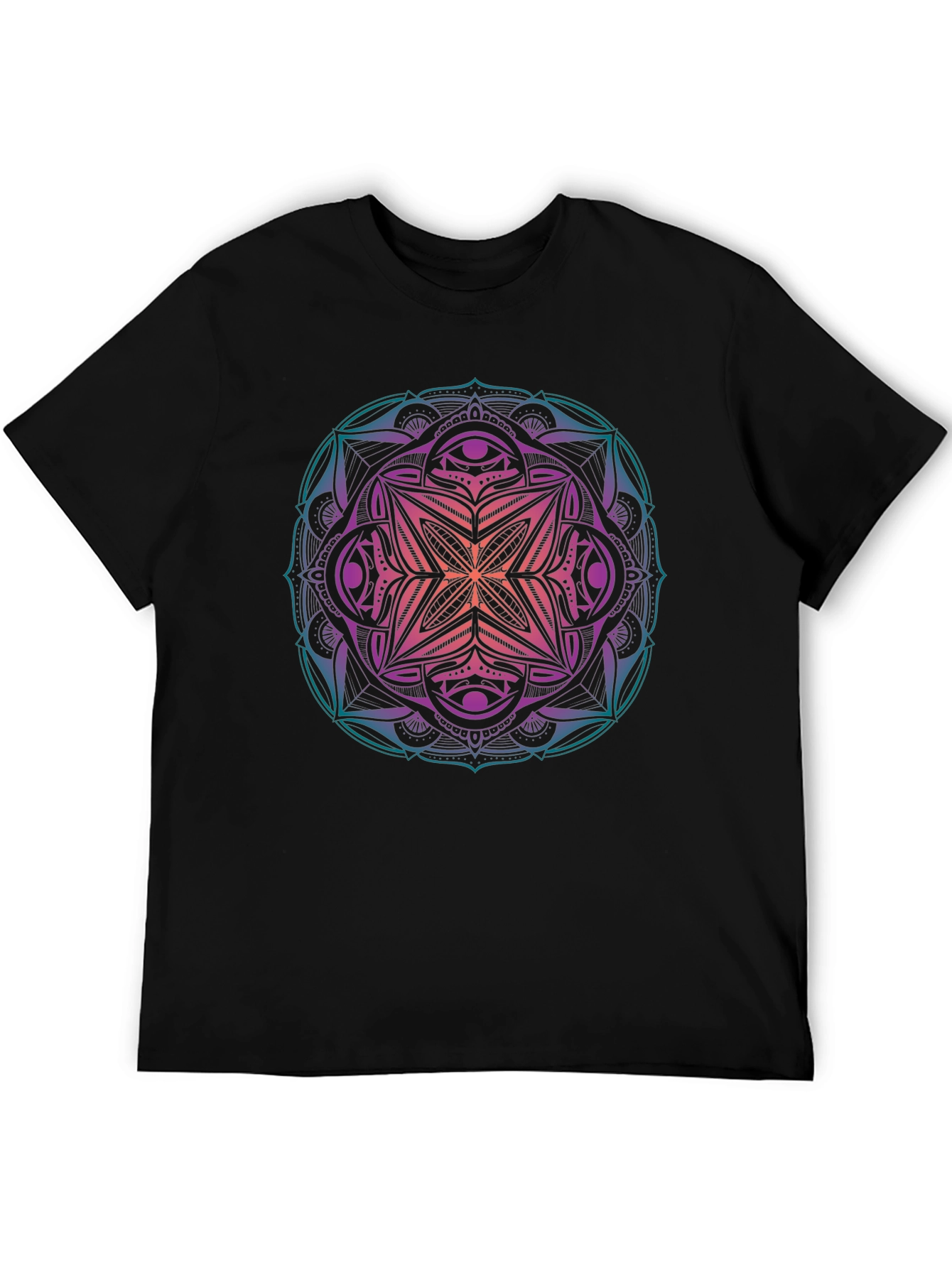 Mandala Graphic Print Mens T-Shirt