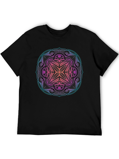Mandala Graphic Print Mens T-Shirt