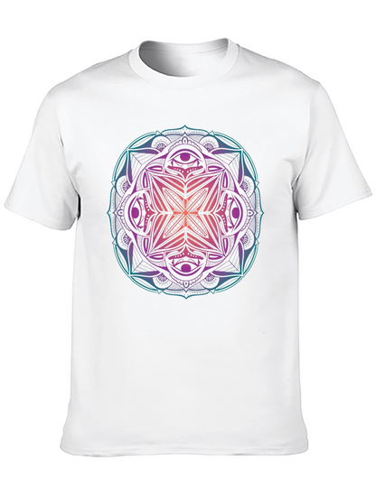 Mandala Graphic Print Mens T-Shirt