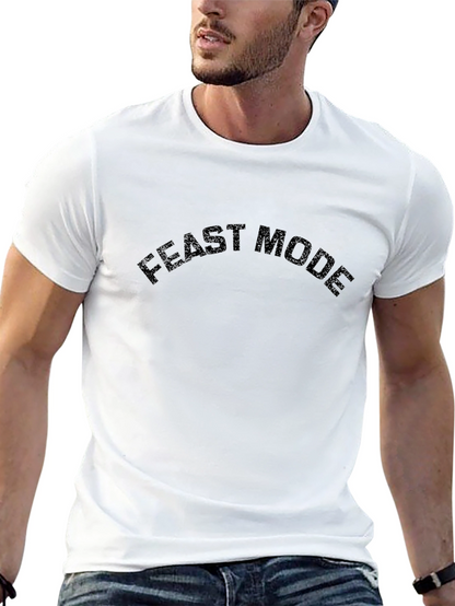 Feast Mode Black Graphic T-Shirt