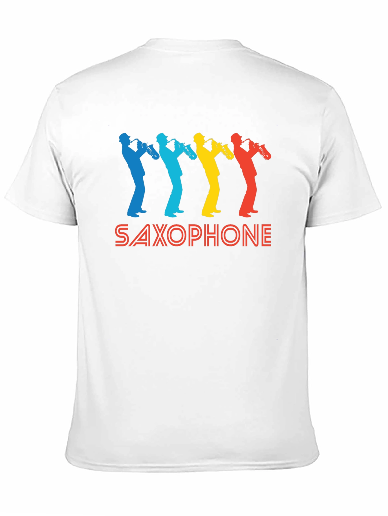 Retro Saxophone Graphic T-Shirt - Cool Musician Tee