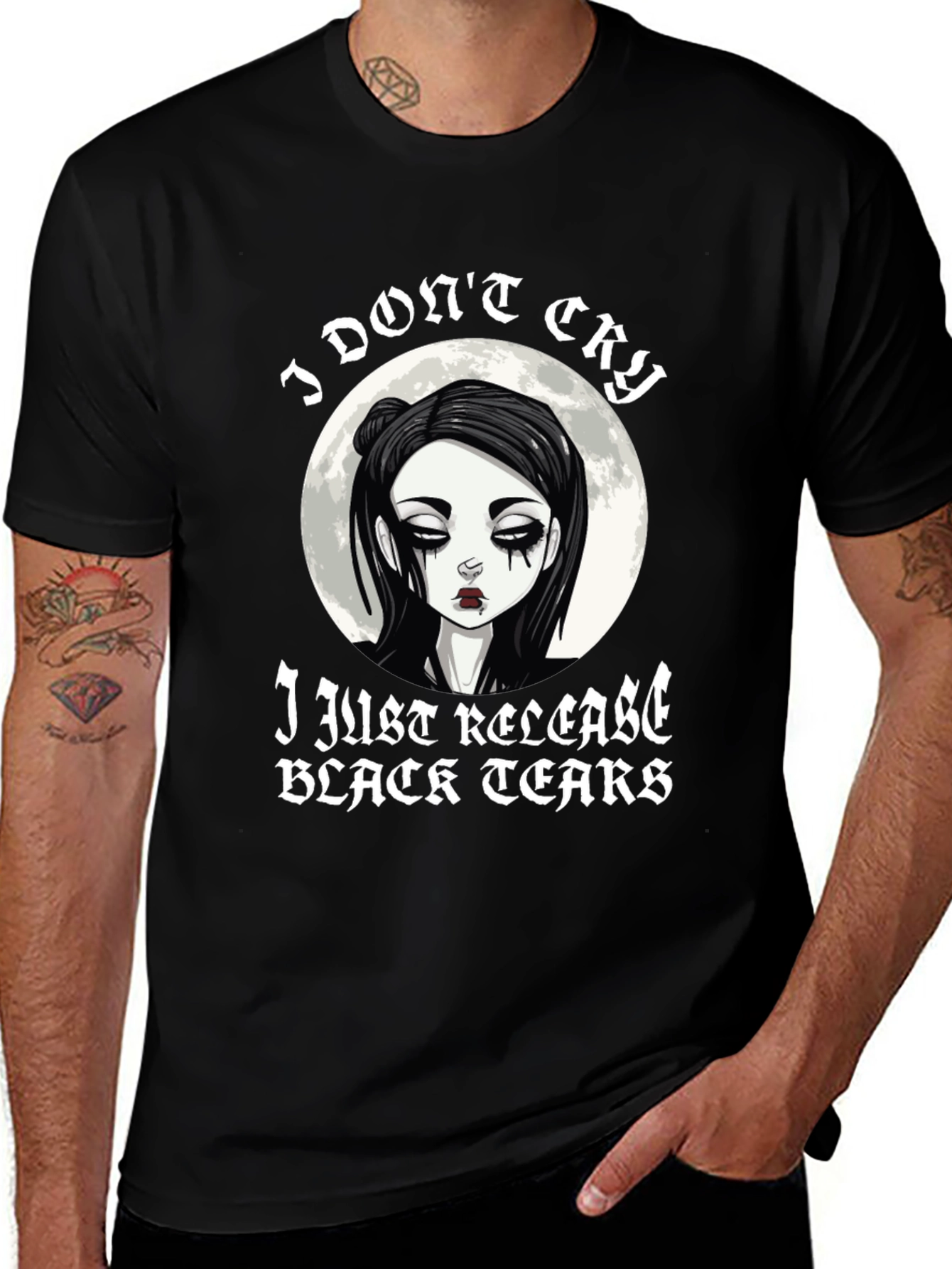 Emo Black Tears T-Shirt
