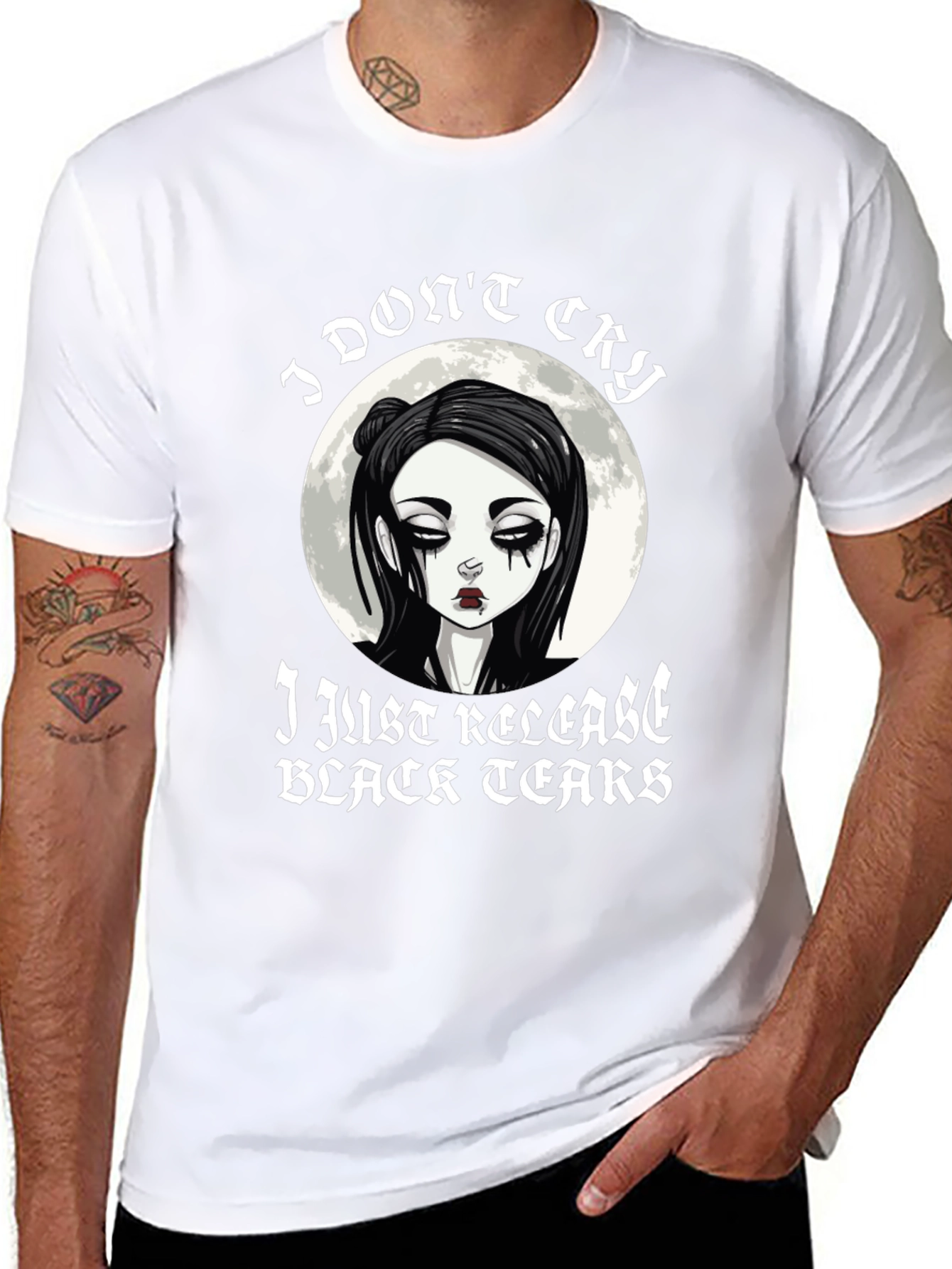 Emo Black Tears T-Shirt