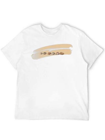 Unique Pebble Art Black T-Shirt