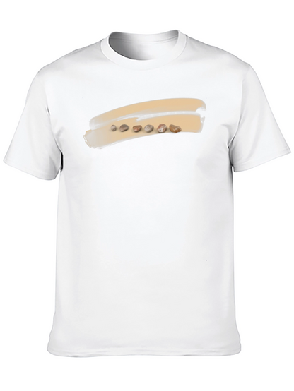 Unique Pebble Art Black T-Shirt