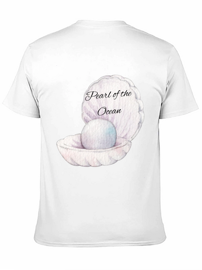 Pearl of the Ocean Black Graphic Tee
