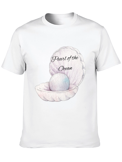 Pearl of the Ocean Black Graphic Tee