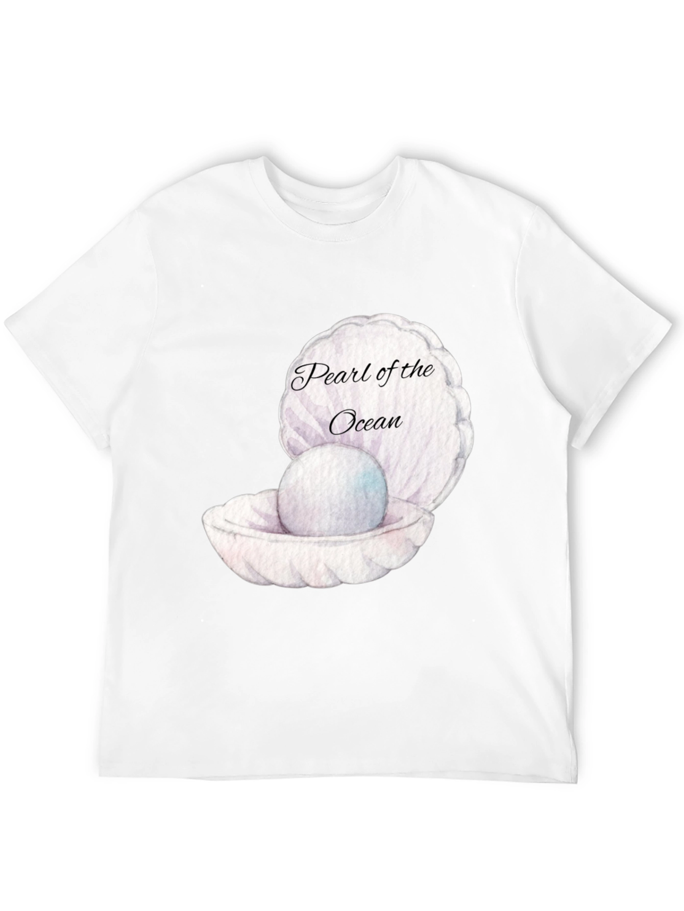 Pearl of the Ocean Black Graphic Tee