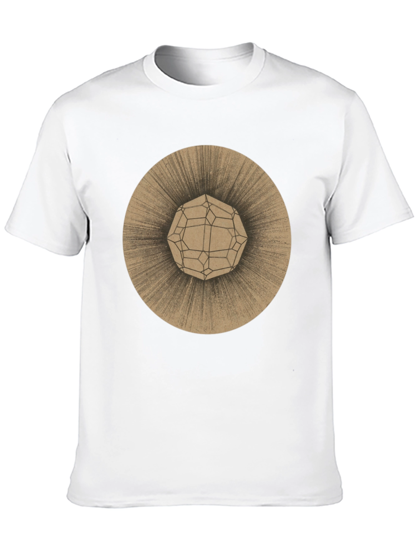 Geometric Orb Tee - Stylish Graphic Print T-Shirt