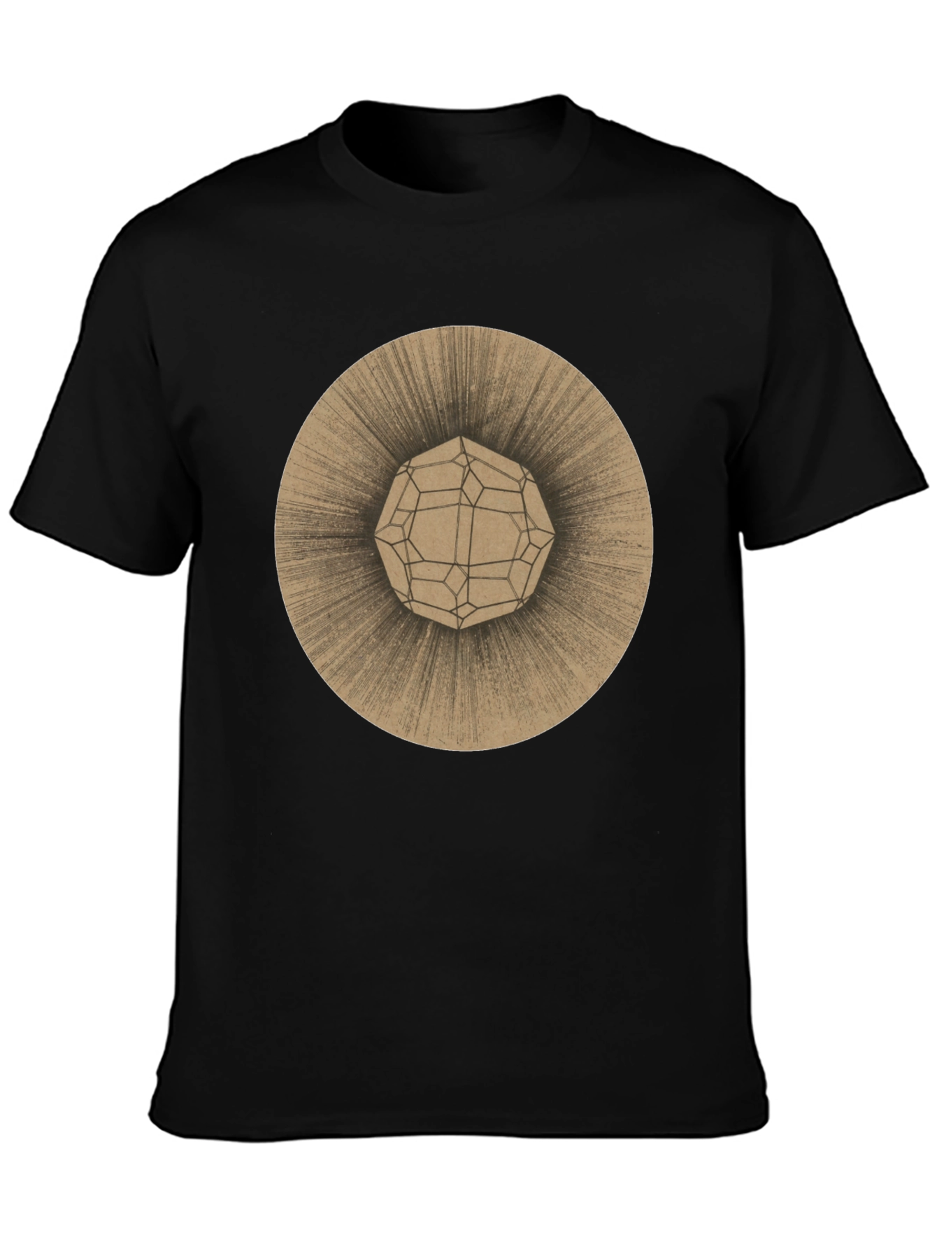 Geometric Orb Tee - Stylish Graphic Print T-Shirt