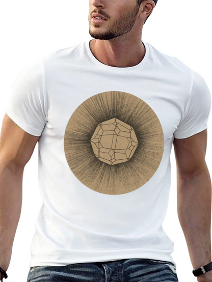 Geometric Orb Tee - Stylish Graphic Print T-Shirt