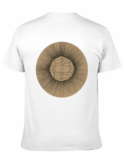 Geometric Orb Tee - Stylish Graphic Print T-Shirt