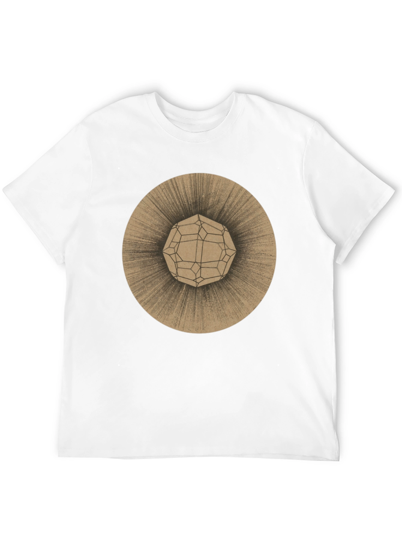 Geometric Orb Tee - Stylish Graphic Print T-Shirt