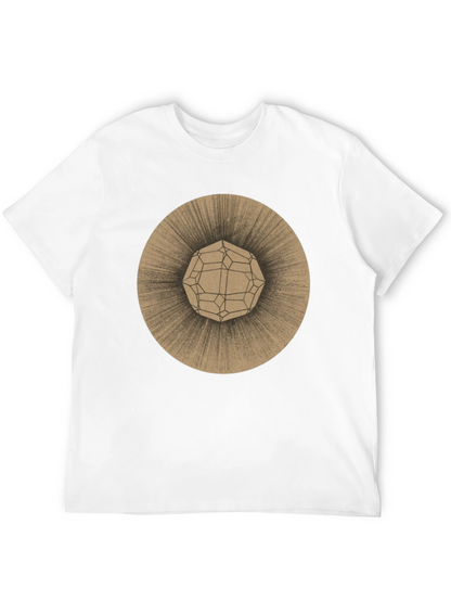 Geometric Orb Tee - Stylish Graphic Print T-Shirt