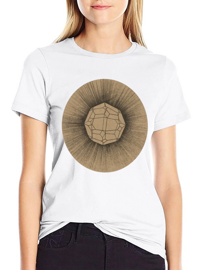 Geometric Orb Tee - Stylish Graphic Print T-Shirt