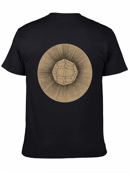 Geometric Orb Tee - Stylish Graphic Print T-Shirt