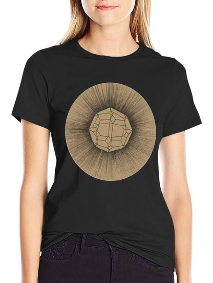 Geometric Orb Tee - Stylish Graphic Print T-Shirt