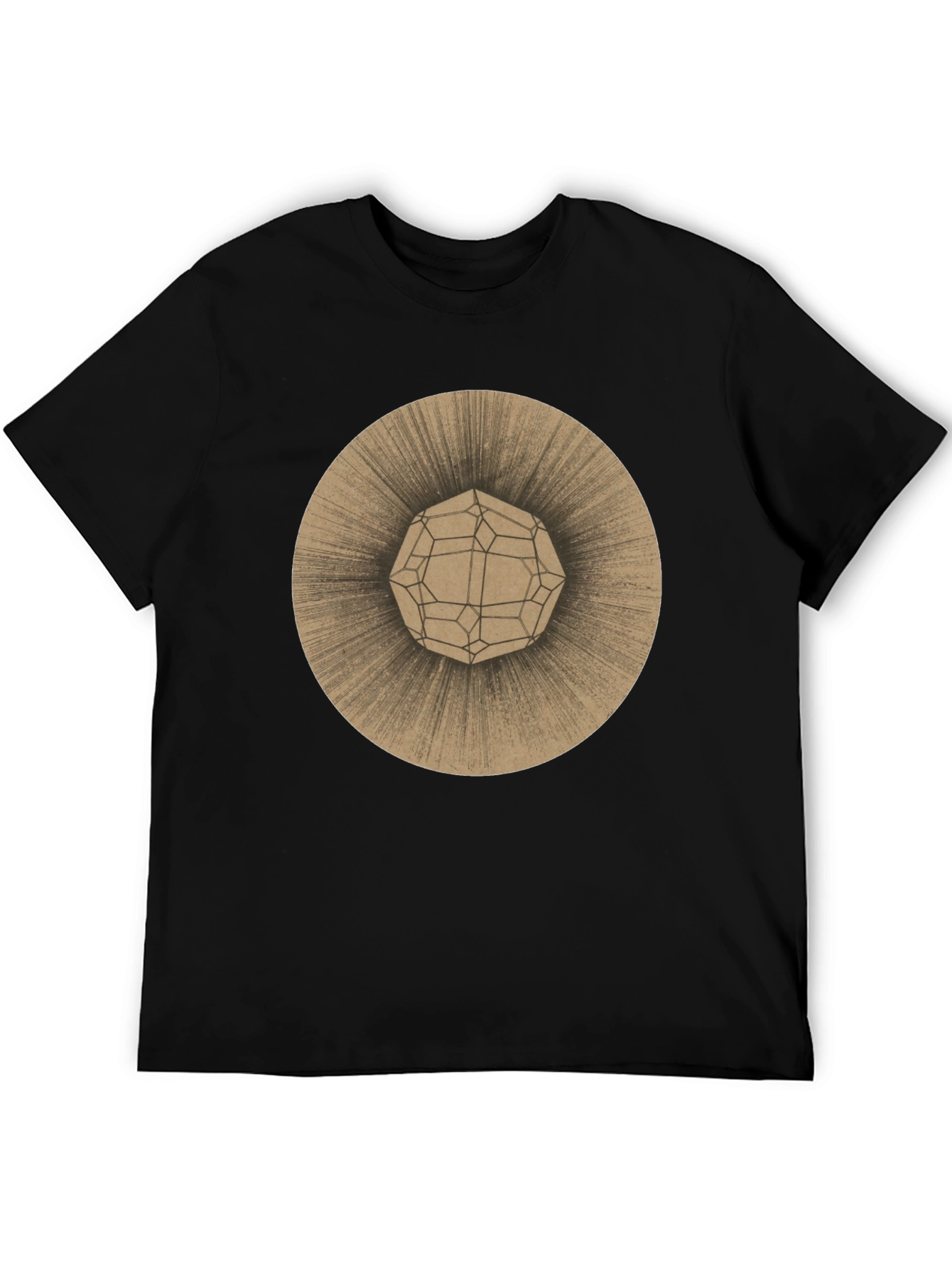 Geometric Orb Tee - Stylish Graphic Print T-Shirt