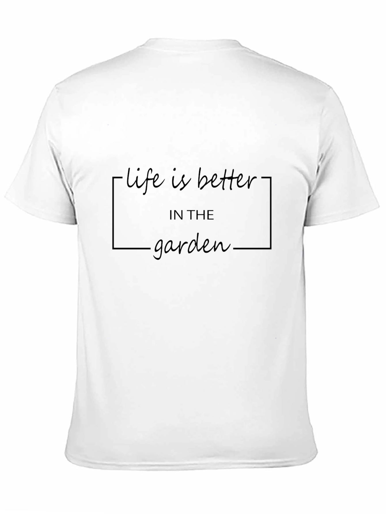 Life is Better in the Garden Black T-Shirt