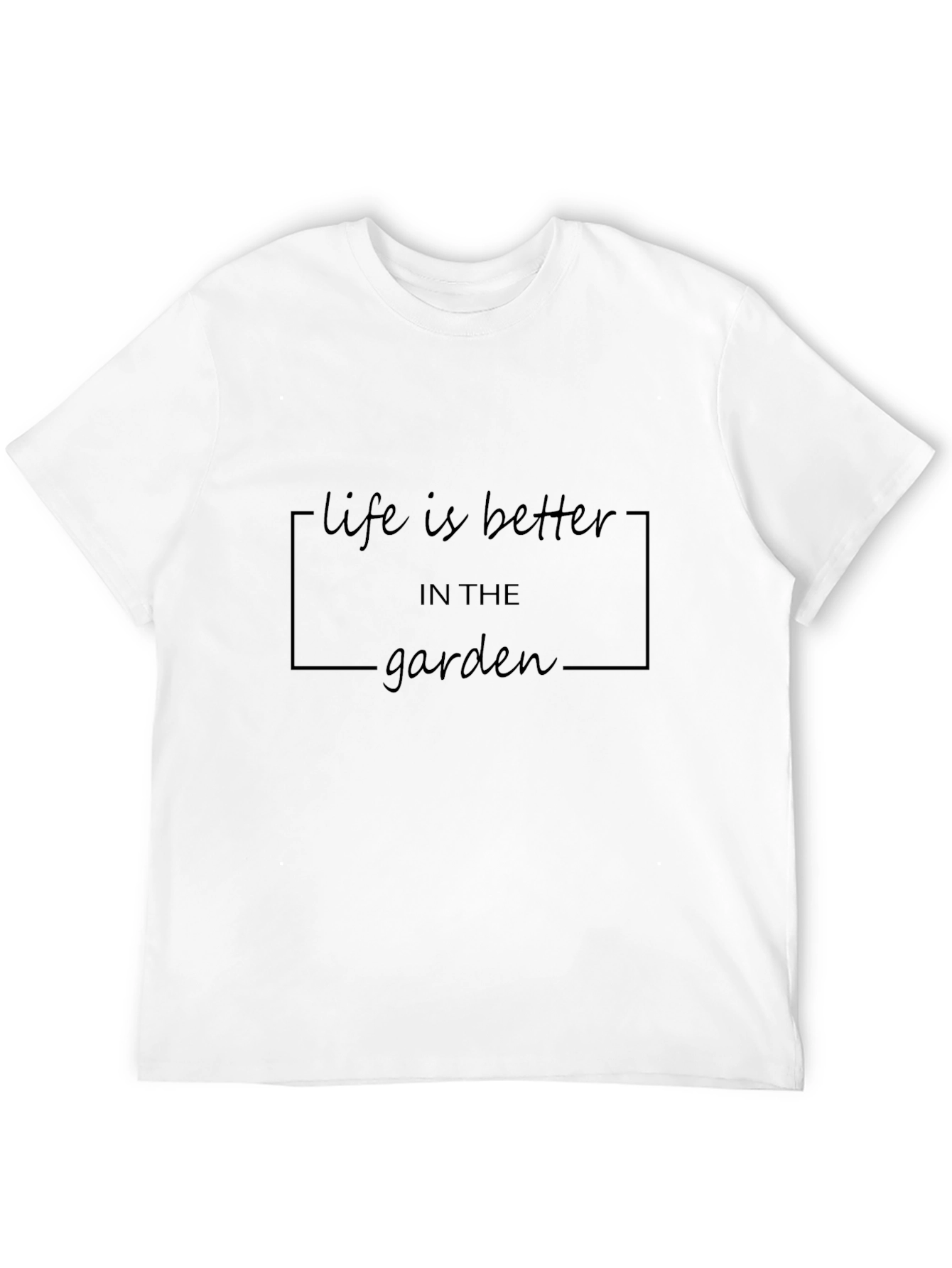 Life is Better in the Garden Black T-Shirt