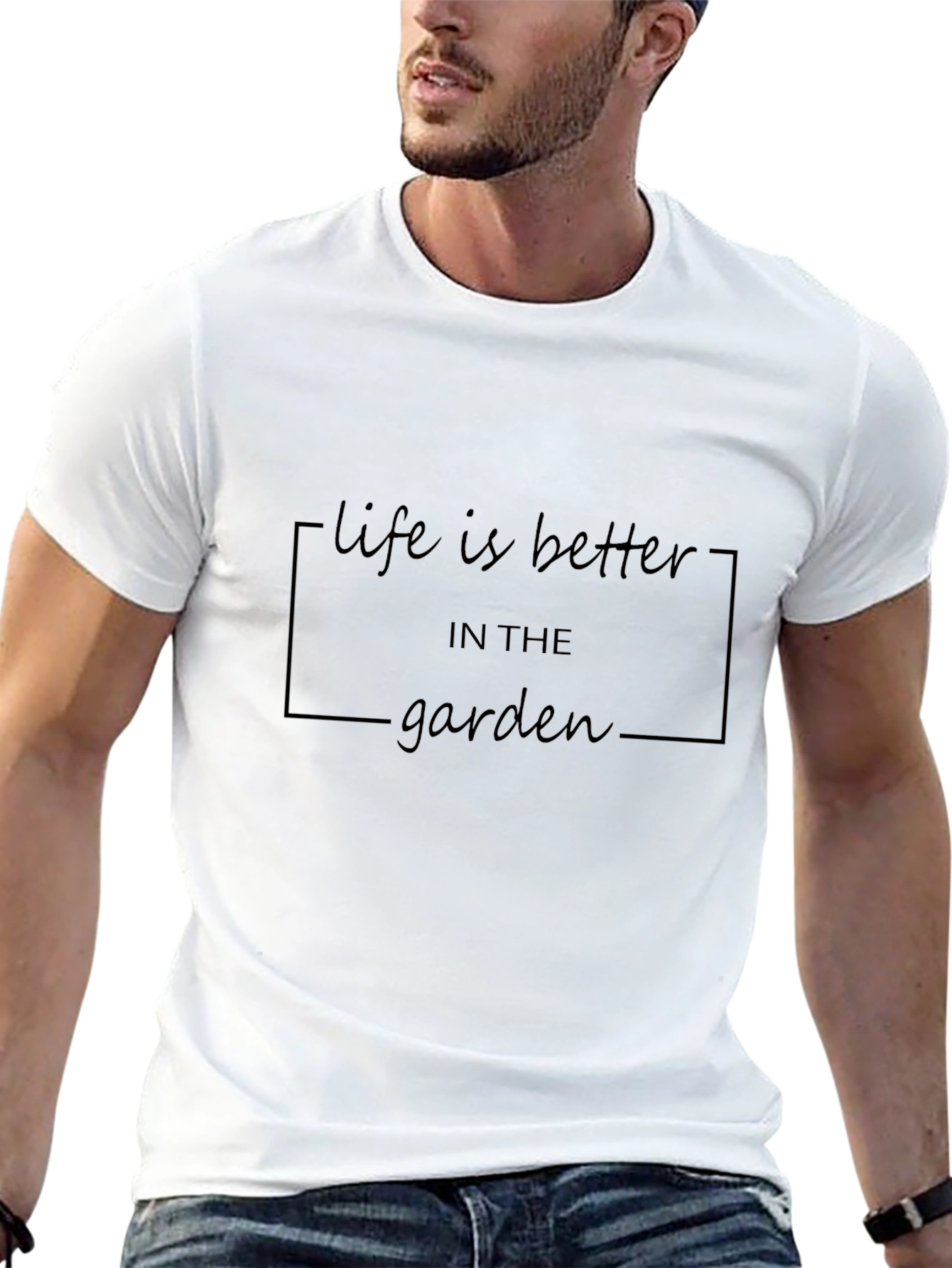 Life is Better in the Garden Black T-Shirt