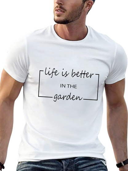 Life is Better in the Garden Black T-Shirt