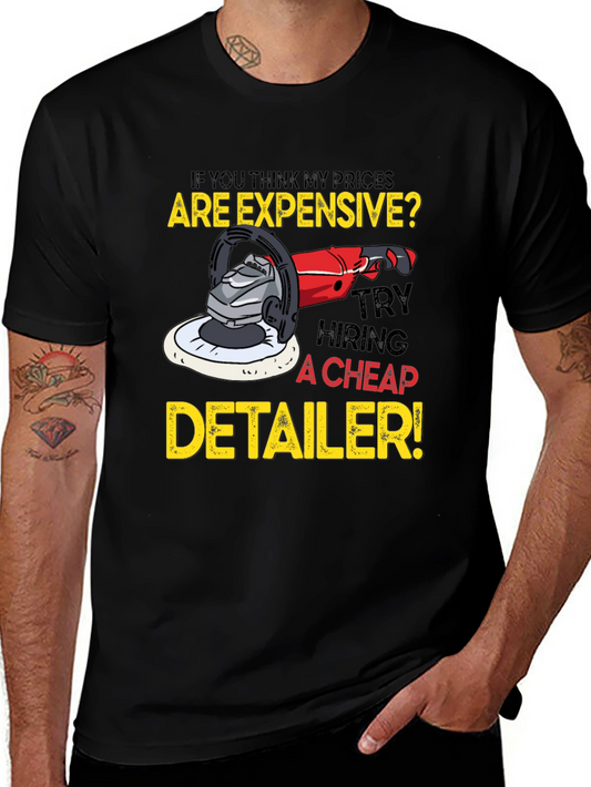 Expensive Detailer Black Graphic Tee