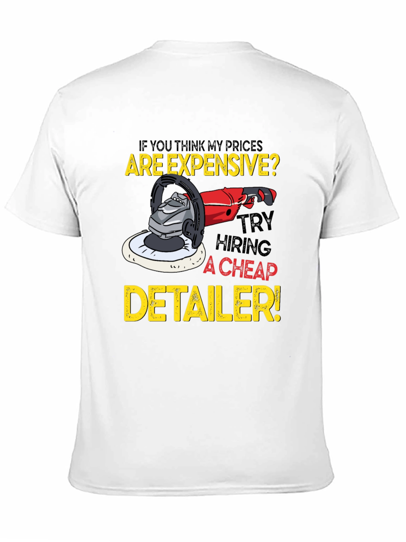 Expensive Detailer Black Graphic Tee
