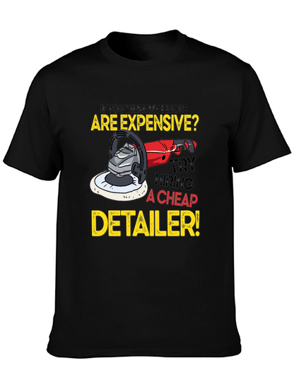 Expensive Detailer Black Graphic Tee