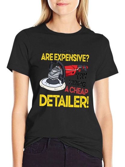 Expensive Detailer Black Graphic Tee