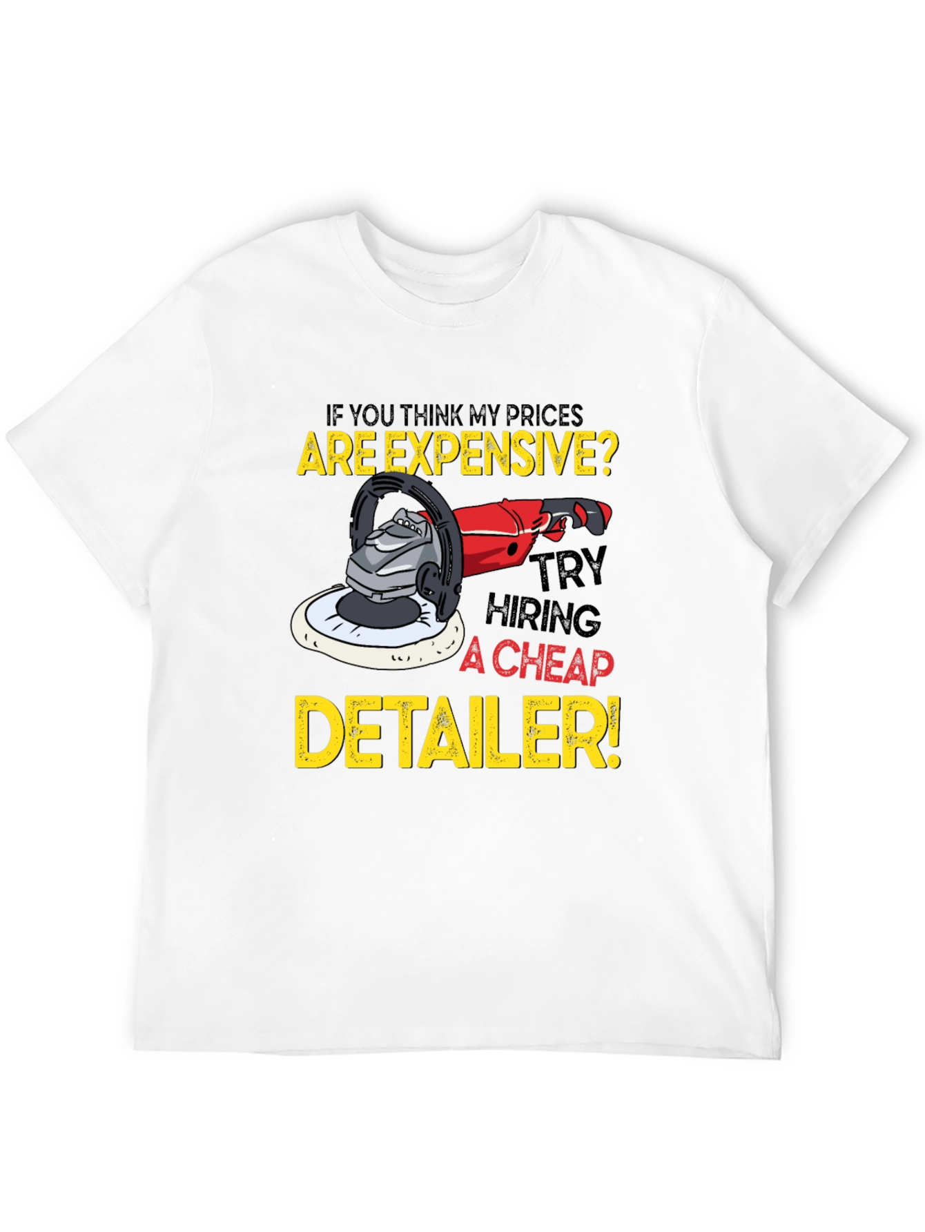Expensive Detailer Black Graphic Tee