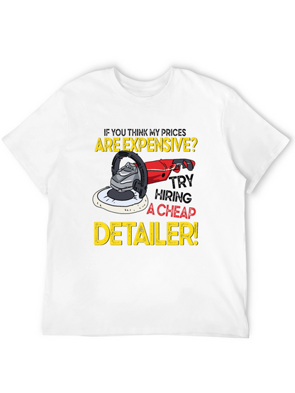 Expensive Detailer Black Graphic Tee