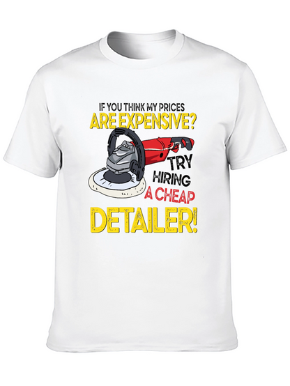Expensive Detailer Black Graphic Tee
