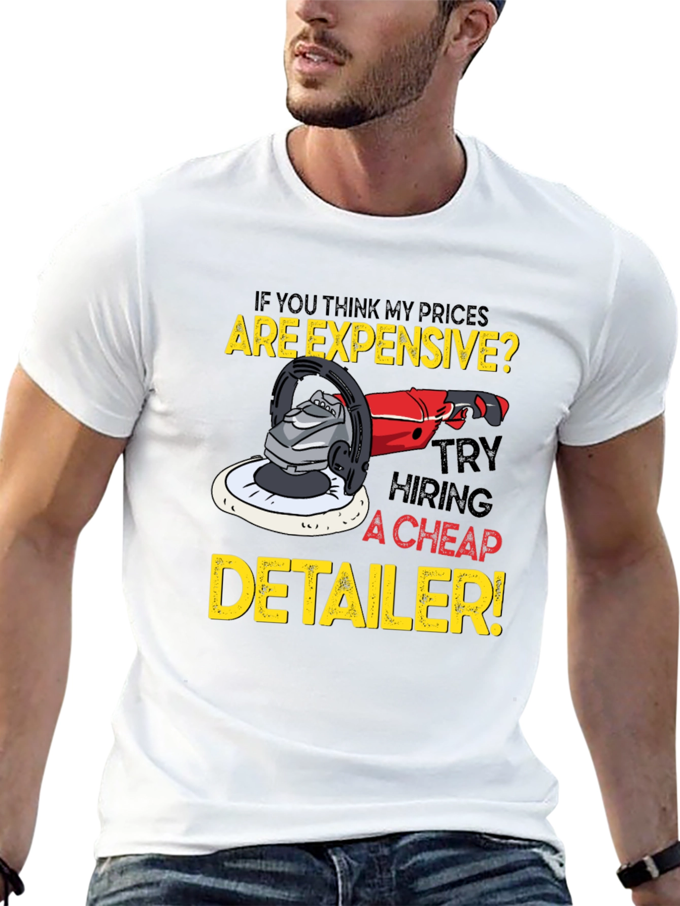 Expensive Detailer Black Graphic Tee