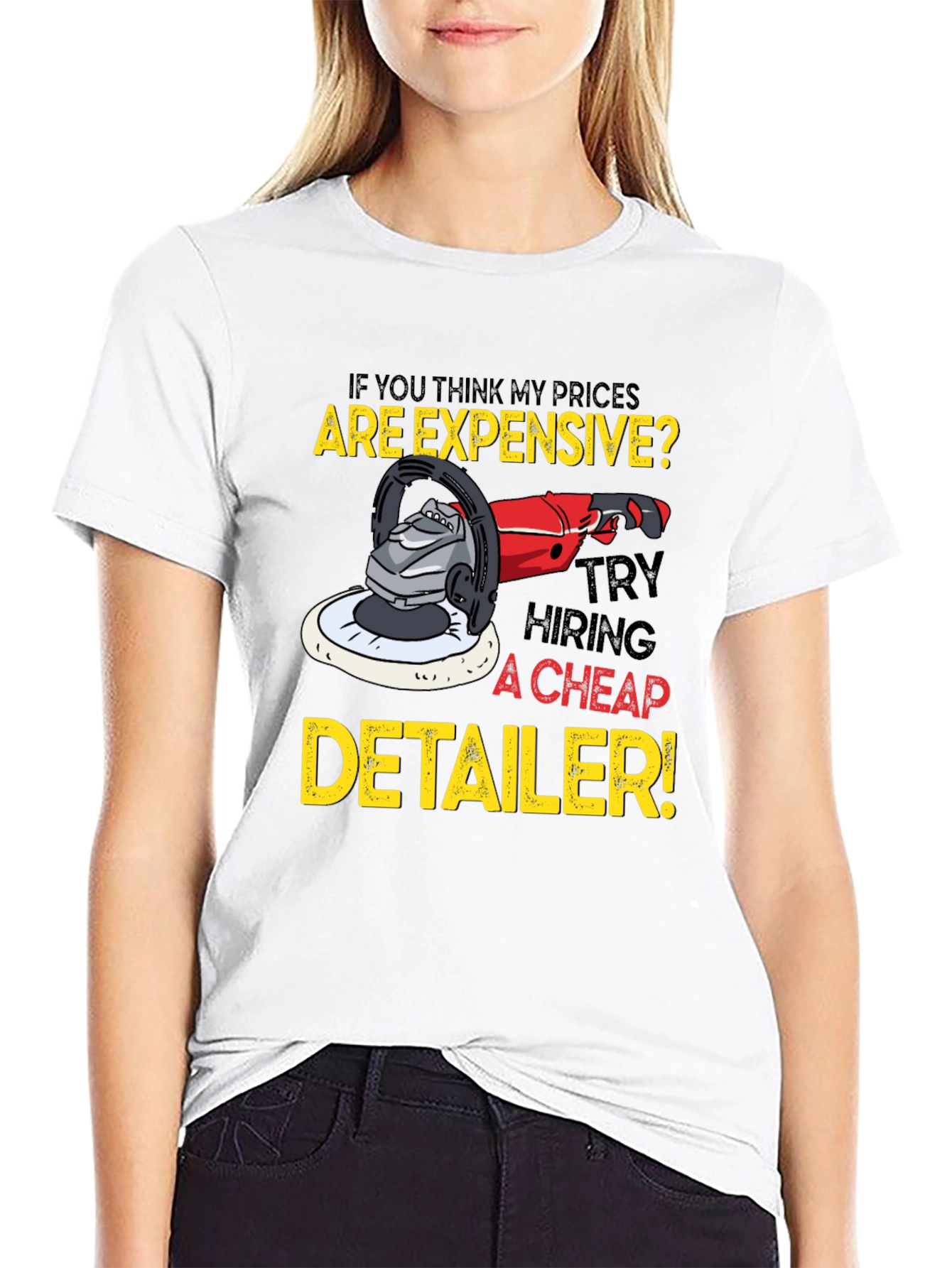 Expensive Detailer Black Graphic Tee